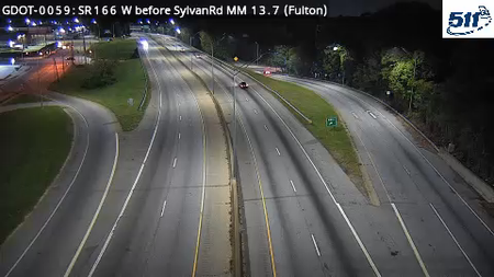 SR-166 before Sylvan Rd