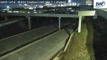 SR-400 before I-285