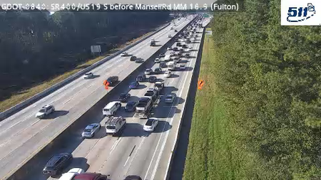 SR-400 before Mansell Rd