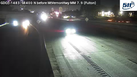SR-400 before Mt Vernon Hwy