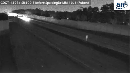 SR-400 before Spalding Dr