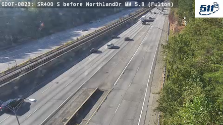 SR-400 past I-285