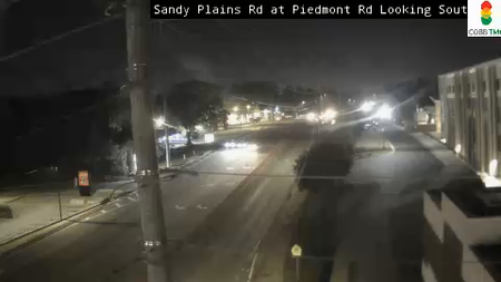 SSPdy Plains Rd at Piedmont Rd Looking South