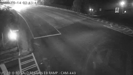 US-29 at Ronald Reagan Pkwy EB Ramp