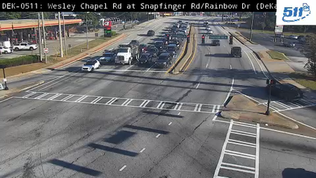 Wesley Chapel Rd at Snapfinger Rd/Rainbow Dr