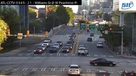 Williams St at West Peachtree Pl