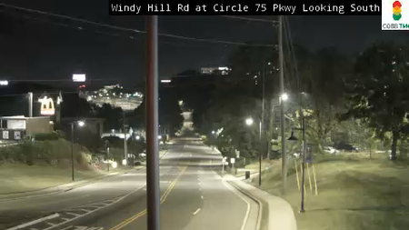 Windy Hill Rd at Circle 75 Pkwy Looking South