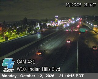 I-10 at Indian Hill Blvd