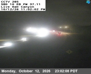 I-10 at Live Oak Canyon EB Onramp