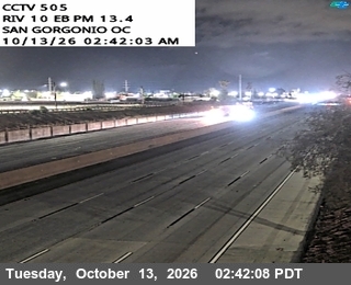 I-10 at San Gorgonio overcrossing