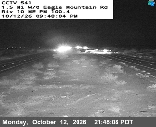 I-10 at West of Eagle Mountain Rd