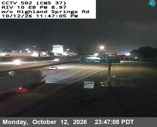 I-10 at West of Highland Springs Avenue