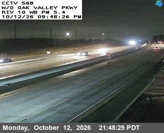I-10 at West of Oak Valley Pkway