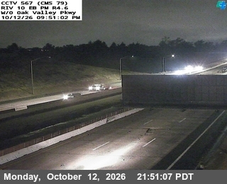 I-10 at West of Oak Valley Pkwy