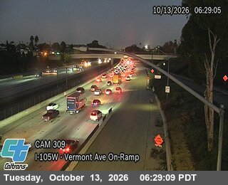 I-105 at Vermont Ave On-Ramp