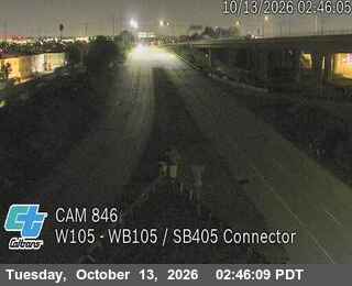 I-105 at WB 105 / SB 405 Connector