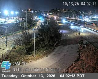 I-110 at John Gibson Bl On-Ramp