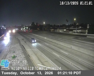 I-110 at NB 110 to WB 10