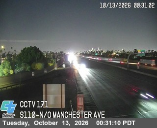 I-110 at NO Manchester Ave