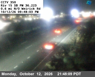 I-15 at 0.6 Miles North of Werick Road