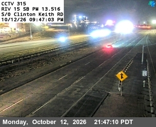 I-15 at 0.7 Mi north of Clinton Keith