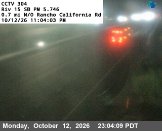 I-15 at 0.7 mi north of Rancho California Rd
