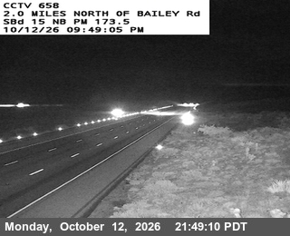 I-15 at 1.0 Miles N of Bailey Road
