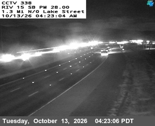 I-15 at 1.3 Miles North of Lake Street