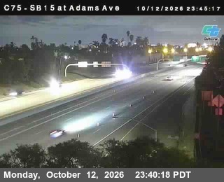 I-15 at Adams Avenue