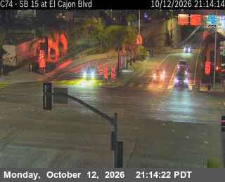 I-15 at El Cajon Boulevard