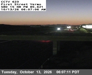 I-15 at First St. overcrossing