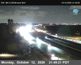 I-15 at Just South of Miramar Way