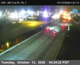 I-15 at Just South of SR-78
