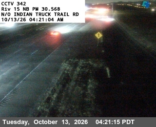I-15 at North of Indian Truck Trail Road