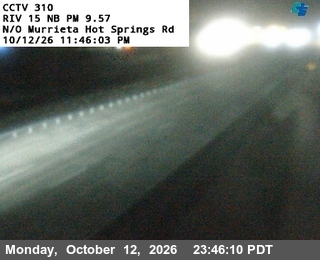 I-15 at North of Murrieta Hot Springs Rd
