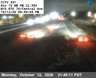 I-15 at North of SR-74 / Central Avenue