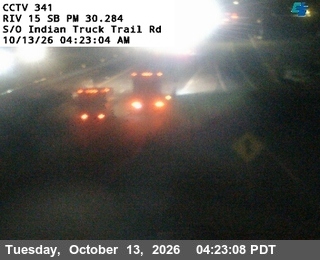 I-15 at South of Indian Truck Trail Road