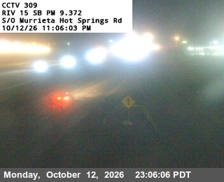 I-15 at South of Murrieta Hot Springs Rd