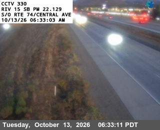 I-15 at South of SR-74 / Central Avenue
