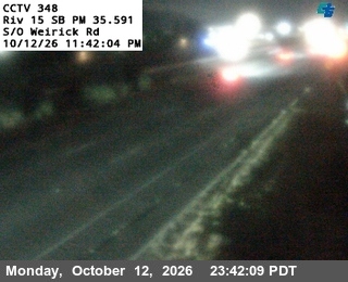 I-15 at South of Werick Road