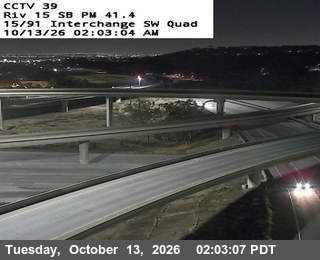 I-15 at SR-91 Connector SW Quad