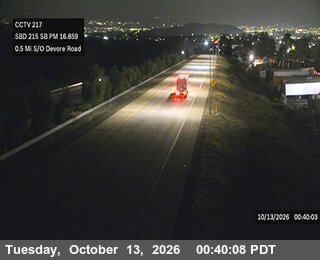 I-215 at 0.5 Mi South of Devore
