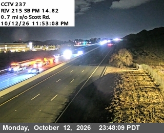 I-215 at 0.7 Miles South of Scott Road
