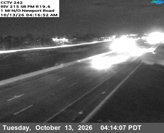 I-215 at 1 Mile North of Newport Road