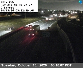 I-215 at D Street