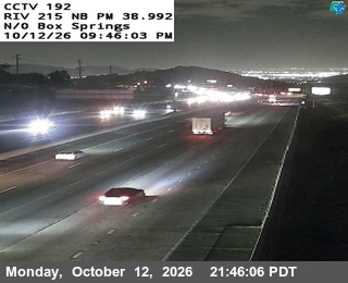 I-215 at North of Box Springs Road