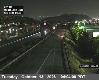 I-215 at Onramp Palm Ave SB