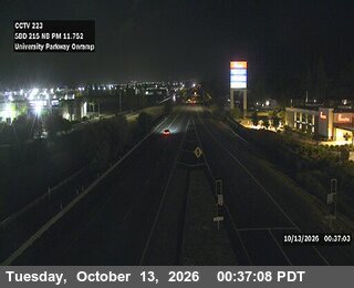I-215 at Onramp University Parkway