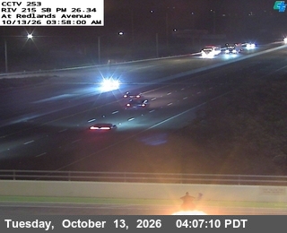 I-215 at Redlands Avenue