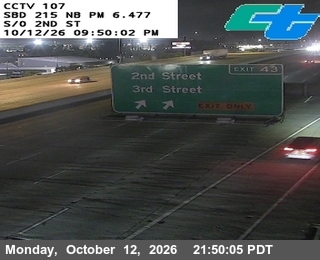 I-215 at South of 2nd Street